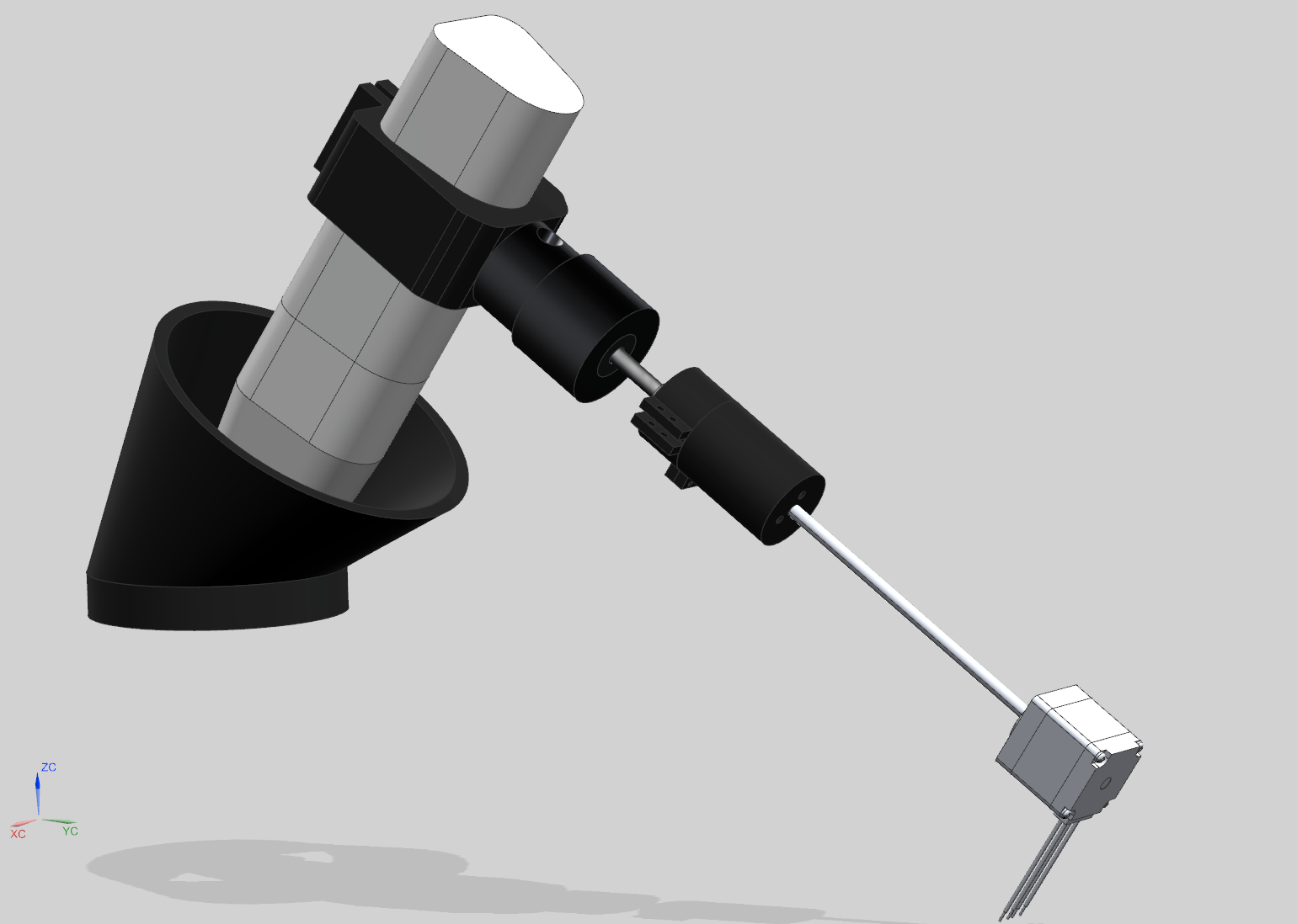Final docking system for the Forever-Flying hydrogen drone project
